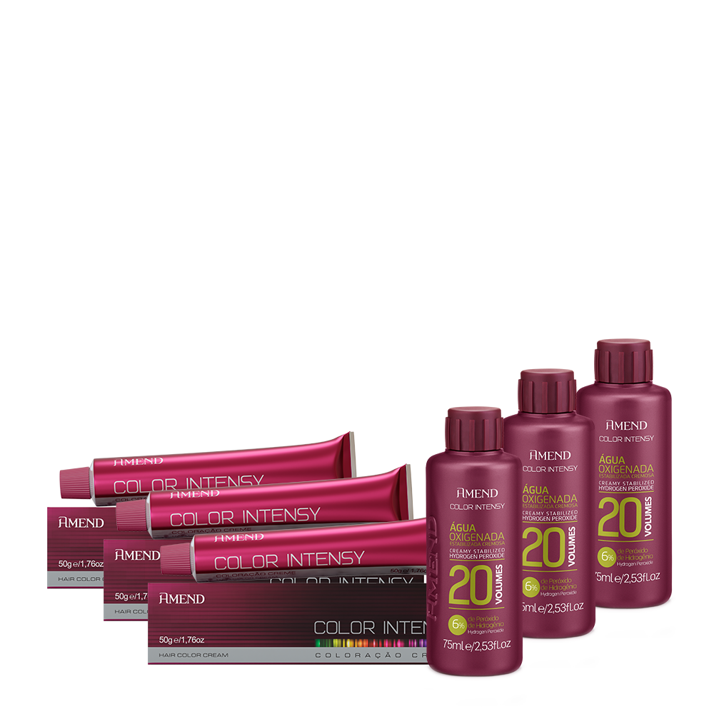 kit color intensy 9.0 louro muito claro + OX 20 | 6 produtos